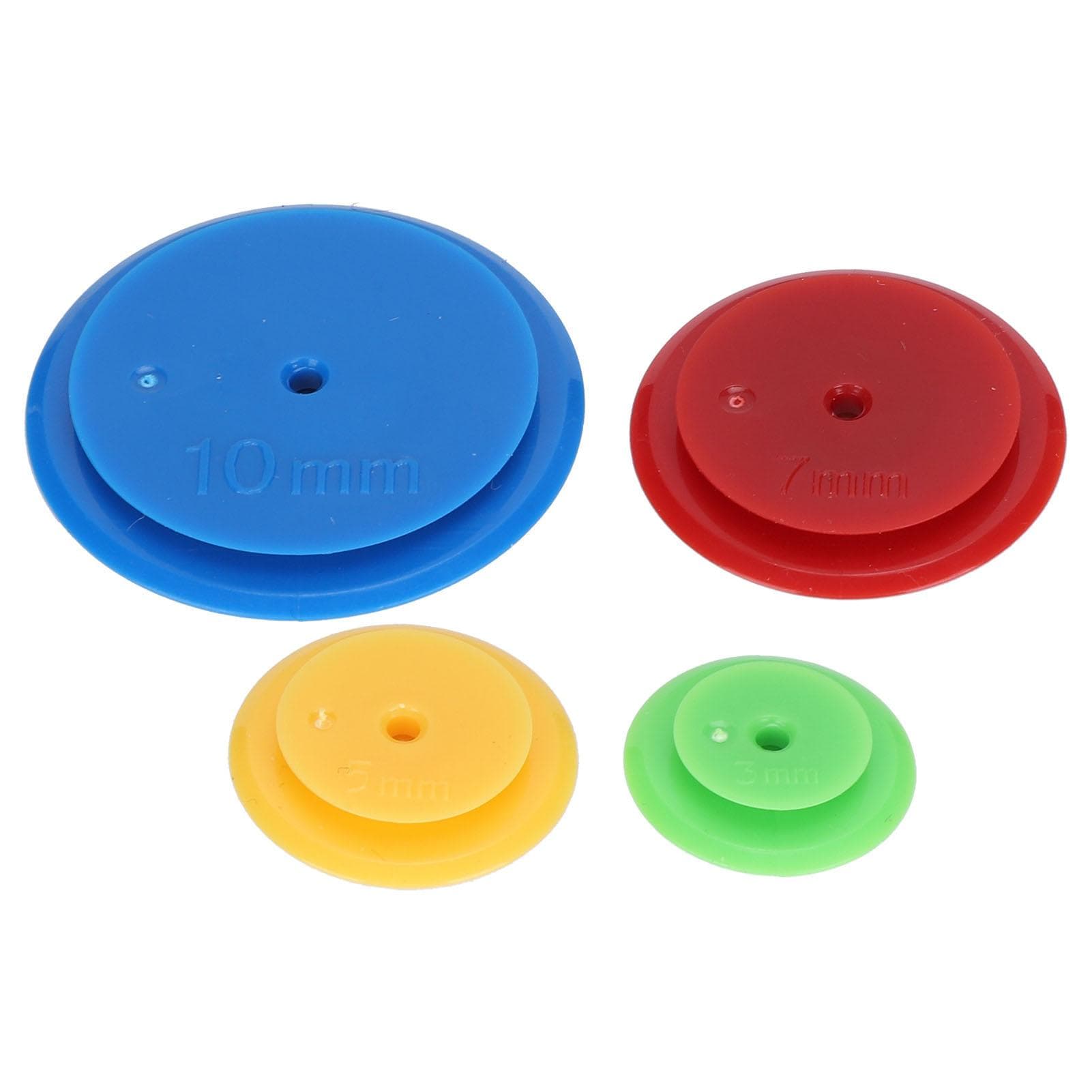 16Pcs Tailor Sewing Scribing Tool Round Patch Work Parallel Tracking Wheel DIY Craft Supplies