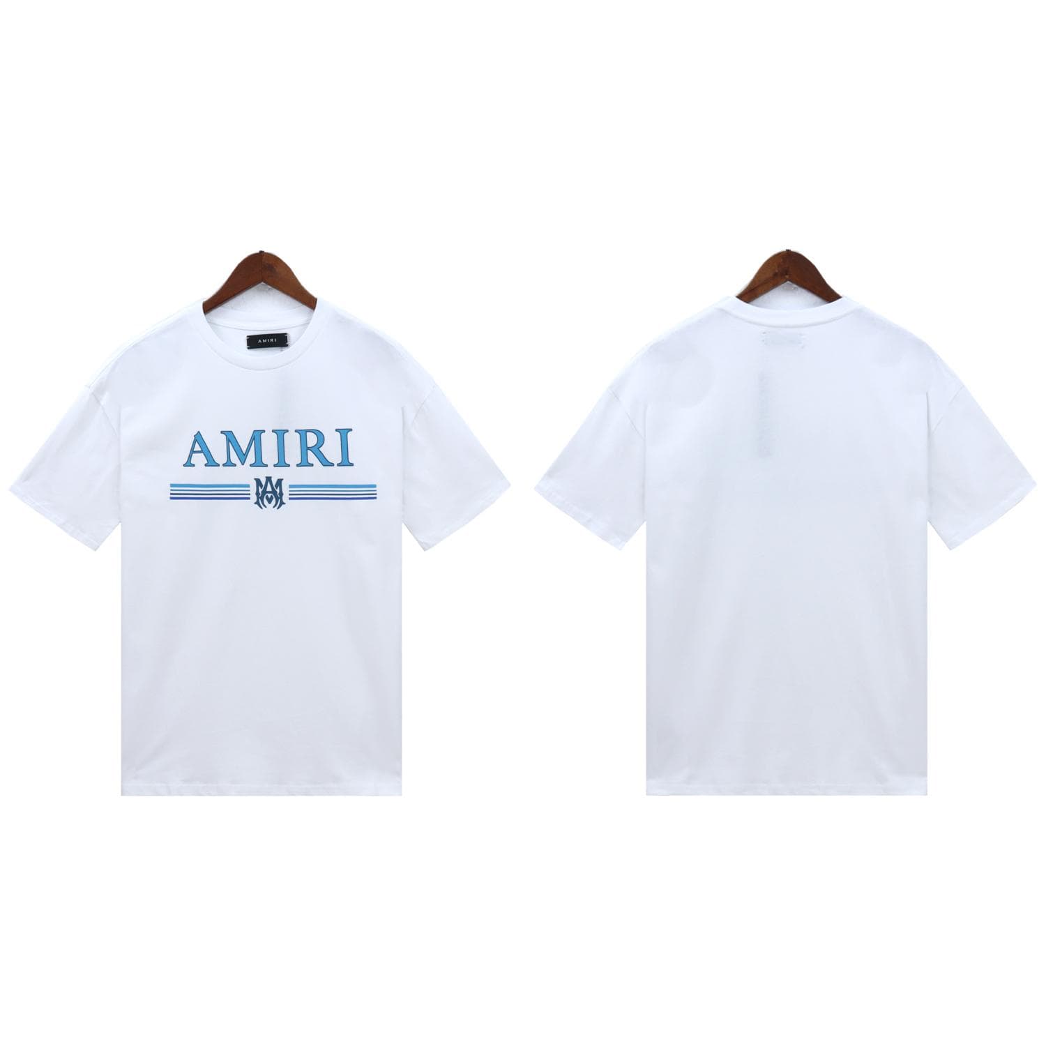 2217 Amiri 2025 Summer New Men's and Women's Loose High Quality Cotton Plus Size T-shirt Couple T-Shirt M