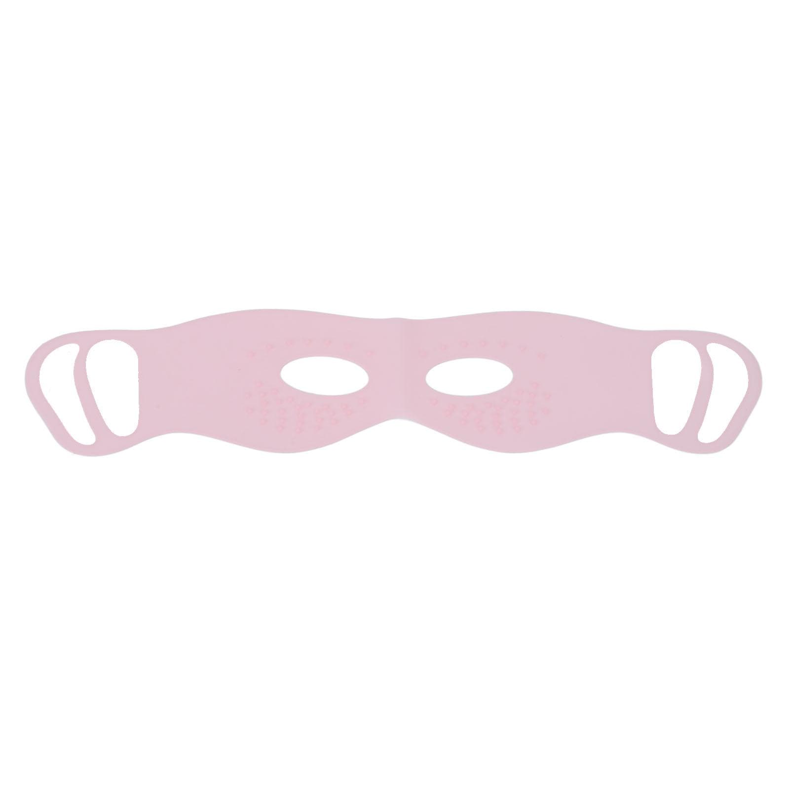 Silicone Eye Mask Cover Reusable Portable Relieve Eye Pressure Ear Hanging Eye Mask for Eye SPA and pink