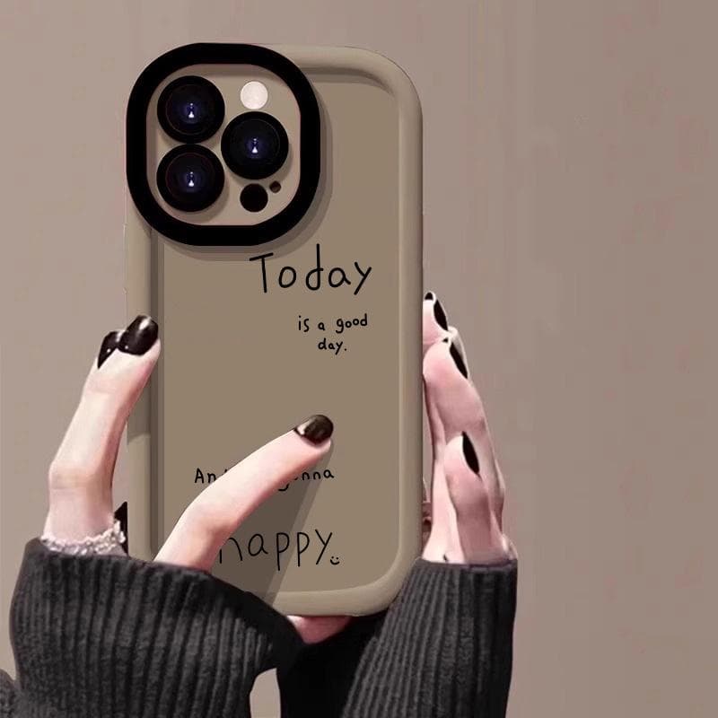 Applicable To IPhone15 Mobile Phone Case for Women 14plus13max English Creative Women 12 Protective Case 11pro iPhone 6s Plus