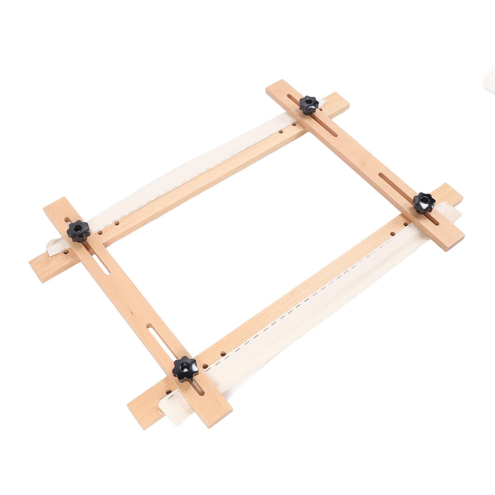 Needlepoint Stretcher Frame Rectangular 70x50cm Adjustable Needlepoint Embroidery Tapestry Scroll