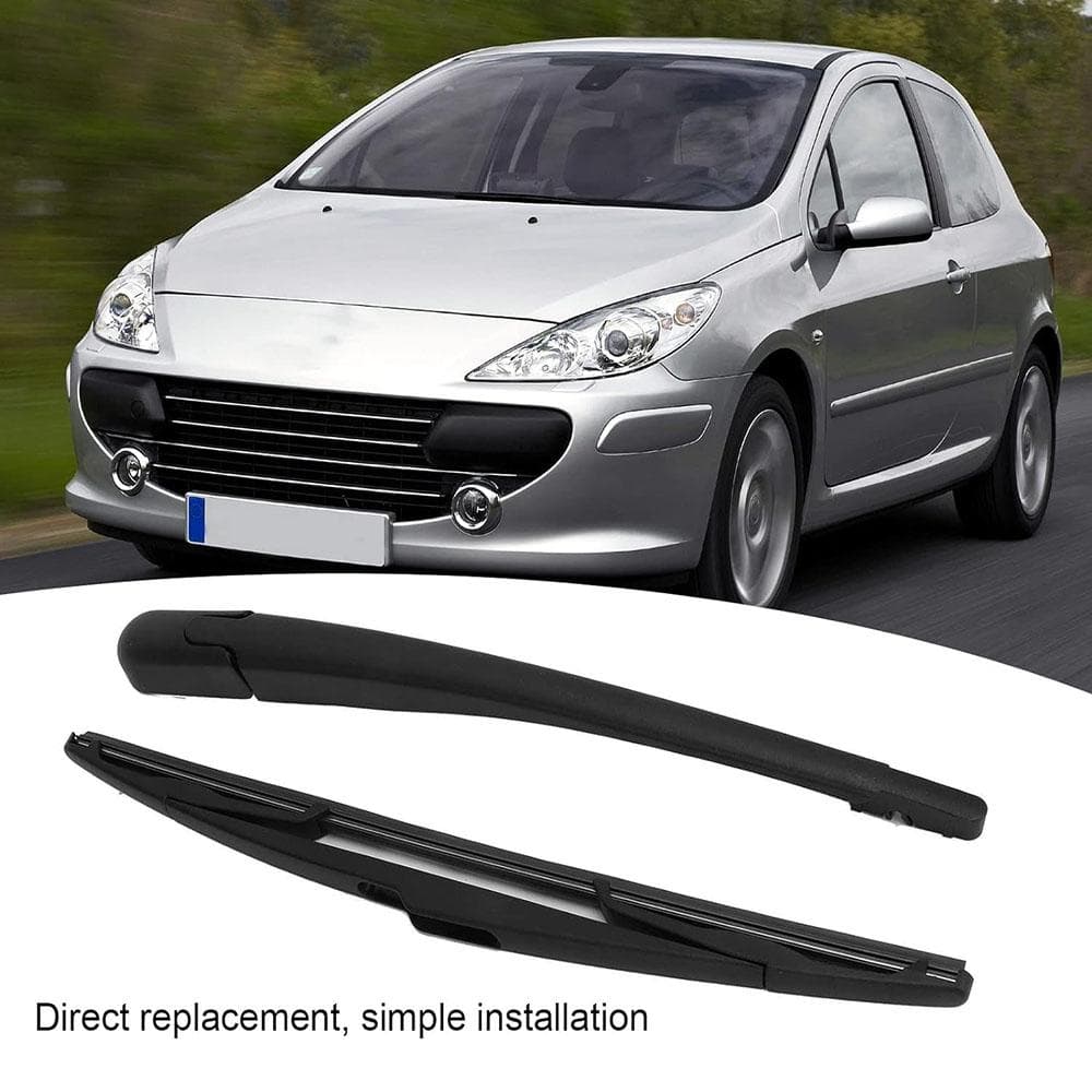 1Set New Car Rear Wiper Blade+Arm Replacement 6429R2 For Peugeot 206 1998-2012