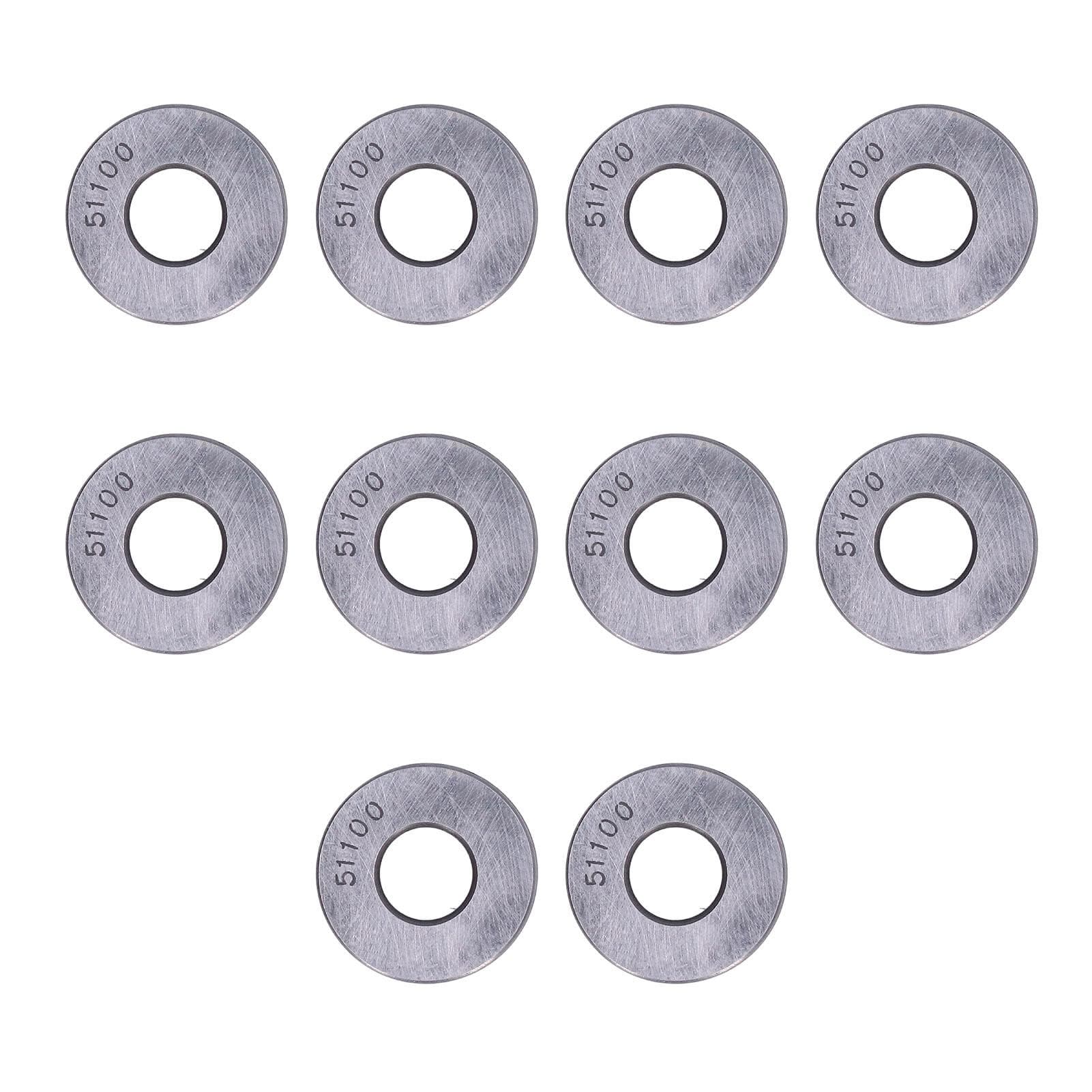 10PCS Plane Thrust Ball Bearings High Accuracy Detachable Miniature Axial Metal Bearing Kit51105