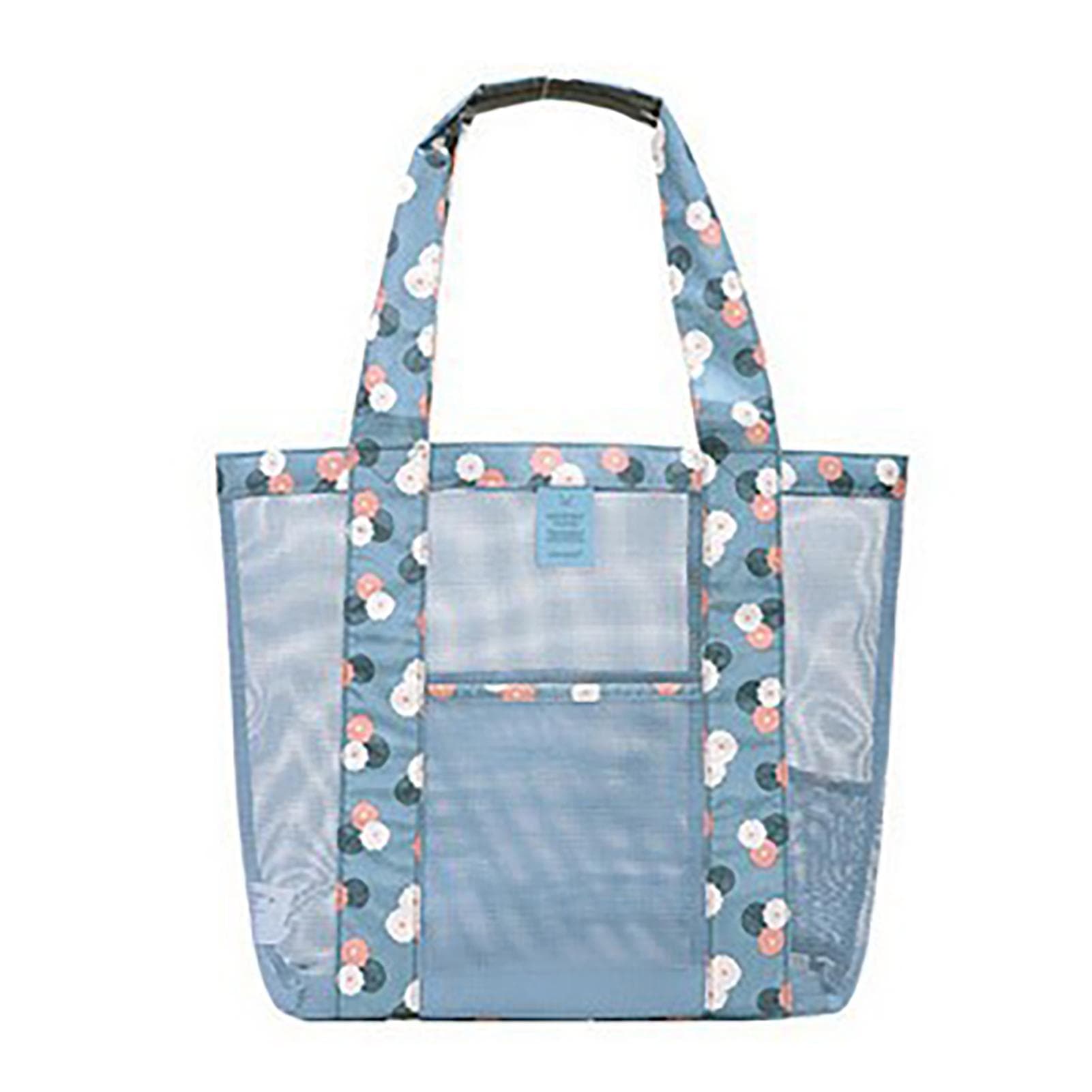 Beach Tote Waterproof Large Capacity Casual Oxford Cloth Women Mesh Handbag for Shopping Swimming
