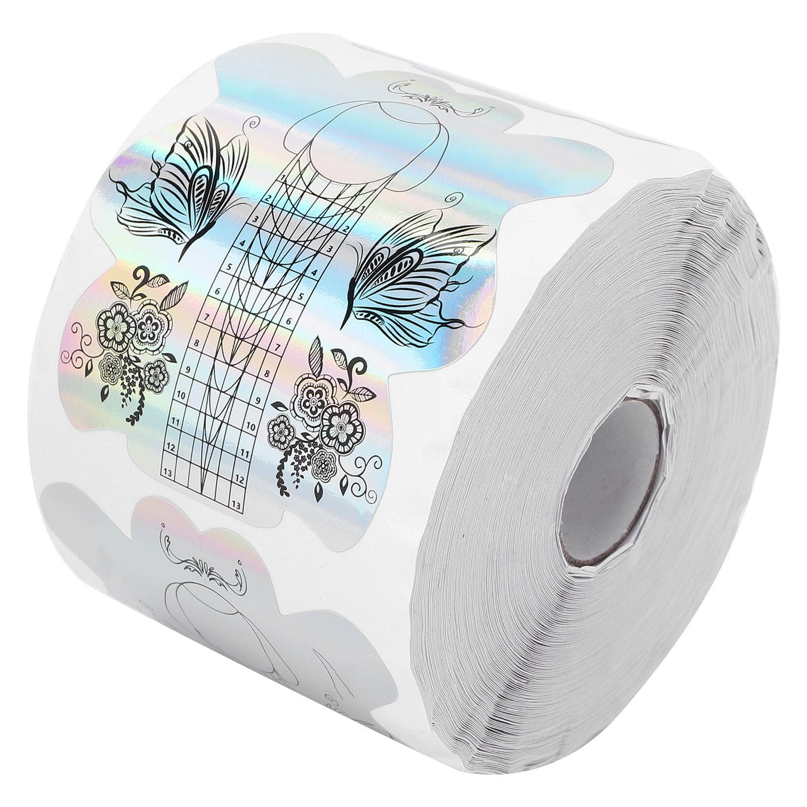 300pcs Nail Gel Forms Thicken Self Adhesive Nail Art Extension Sticker for Women