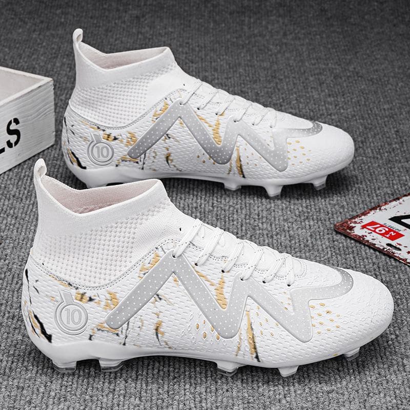 Men's Soccer Shoes Large Size Ultralight Football Boots Boys Sneakers Non-Slip AG/TF Soccer Cleats Ankle Boots Unisex 46