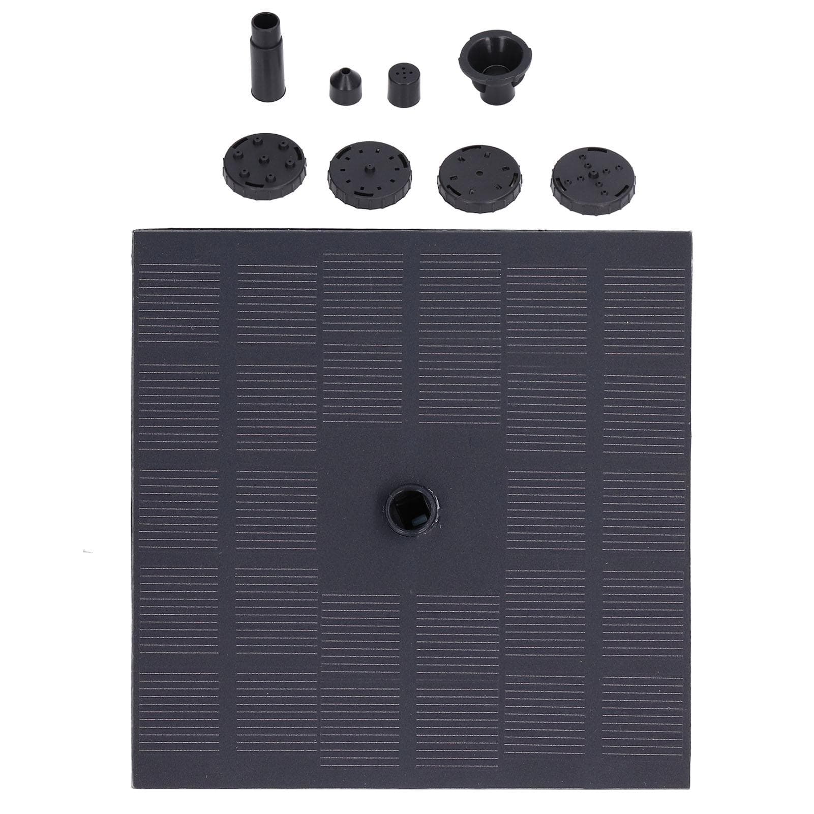 Solar Water Pump Monocrystalline Silicon Square Floating Outdoor Waterscape Fountain 7V 1.4W