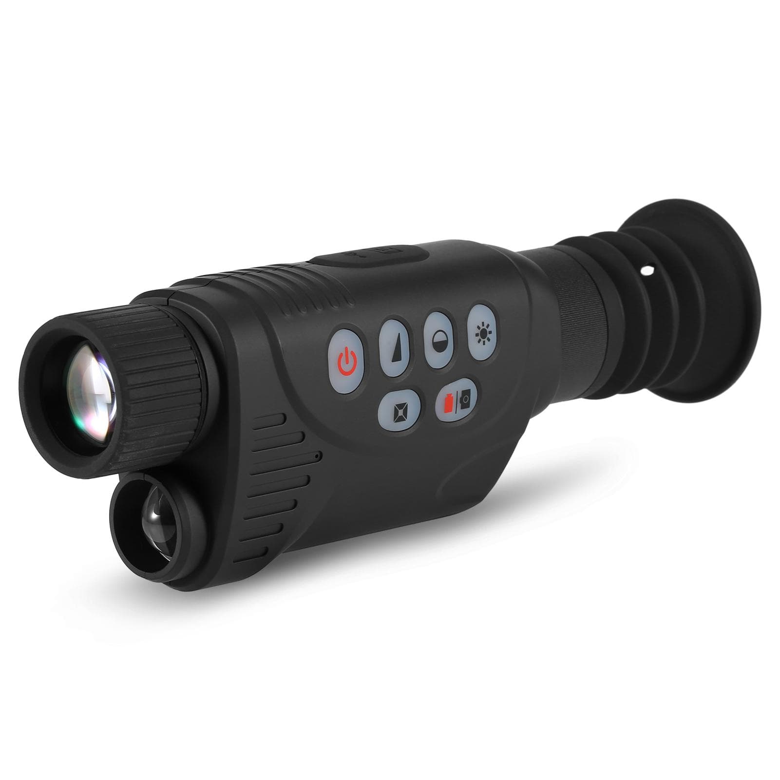 2x Digital Night Vision Monocular Video Photo Nightshot Monocular Telescope for Wildlife Night black