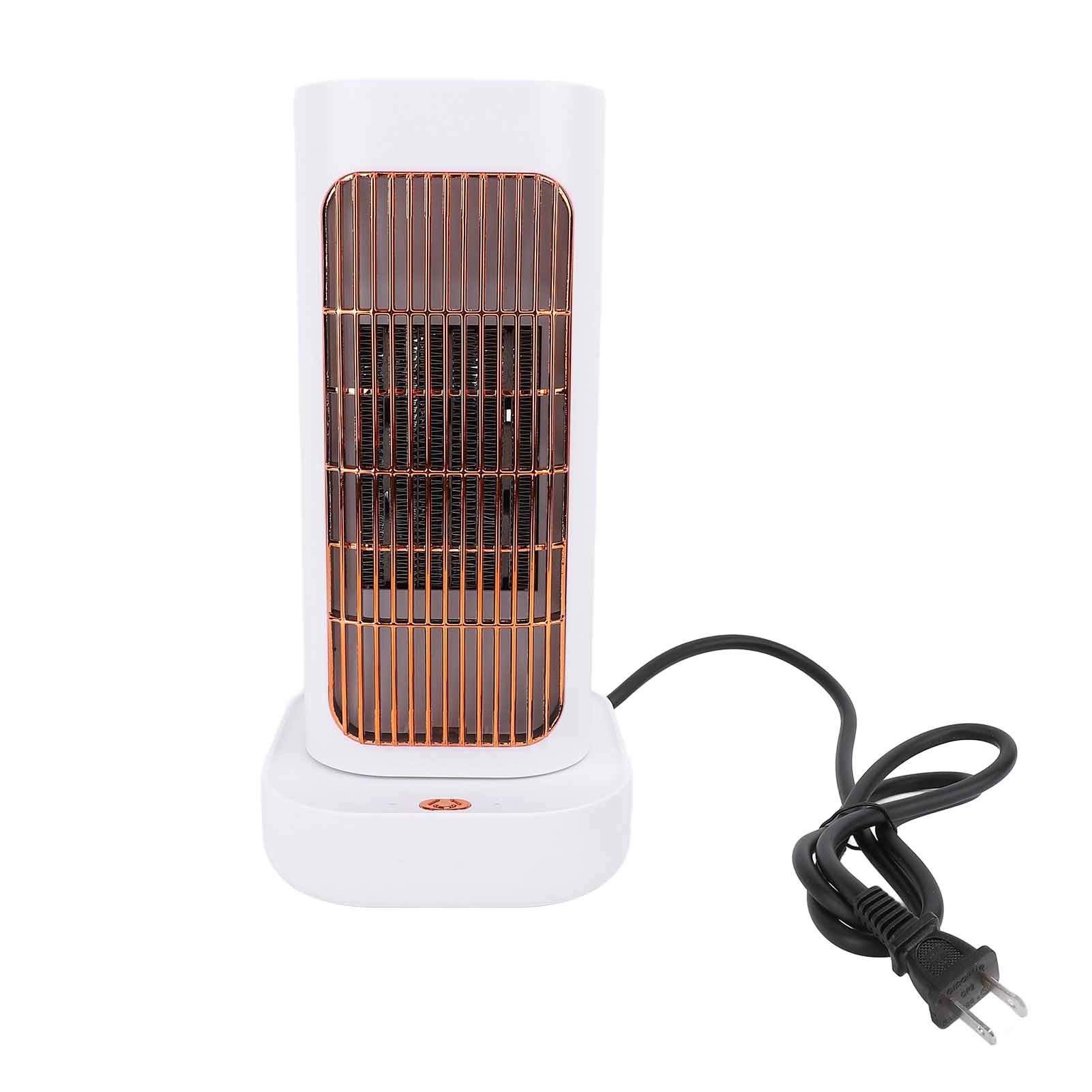 Desktop Air Heater with Oscillating Function Vertical Electric Space Heater for Home and Office Use