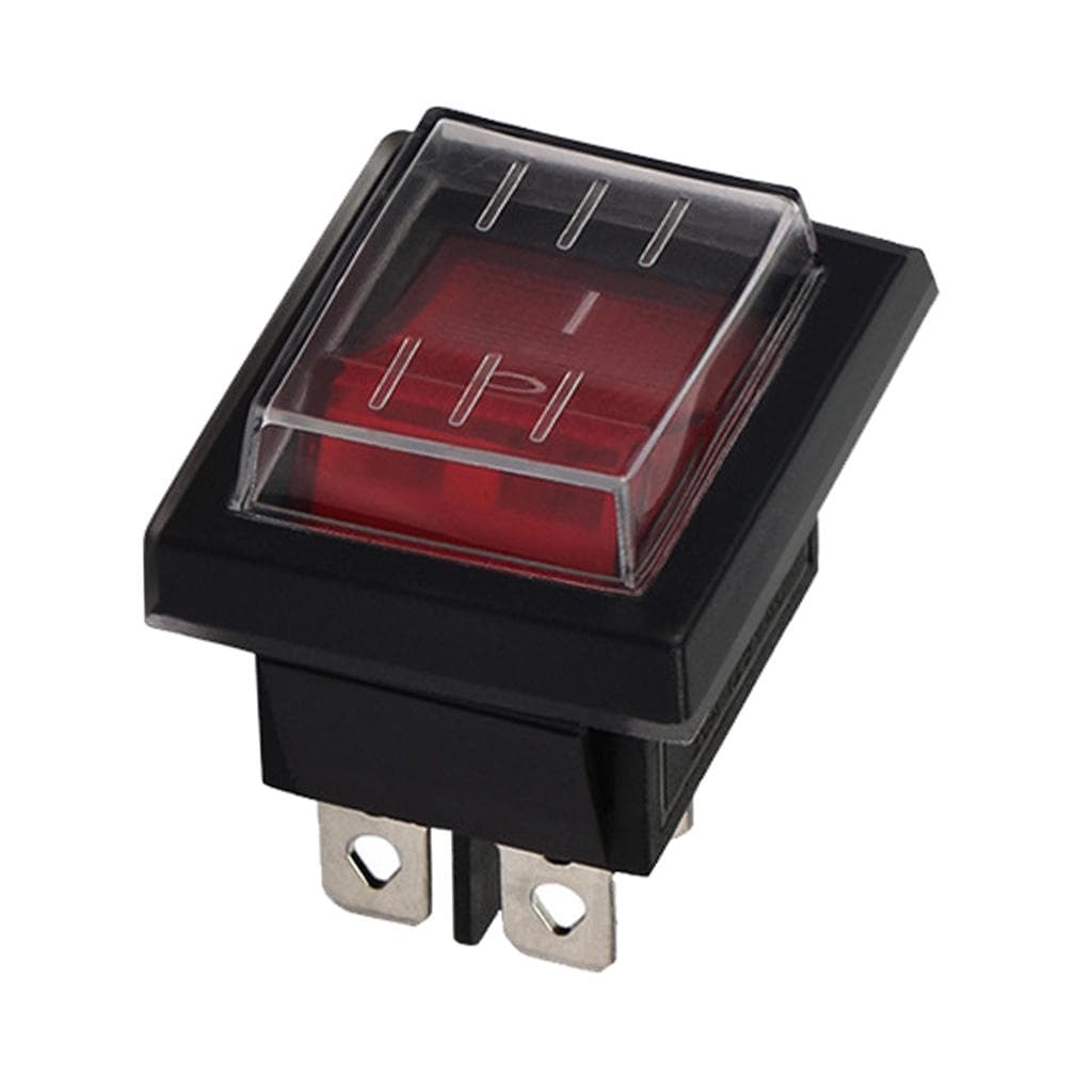 Industrial Vacuum Cleaner Replacement Parts Motor Switch Waterproof 36 x 29mm black