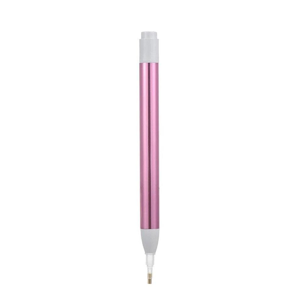 1PC Diamond Painting Drawing Point Drill Tool Glow Point Diamond Pen pink
