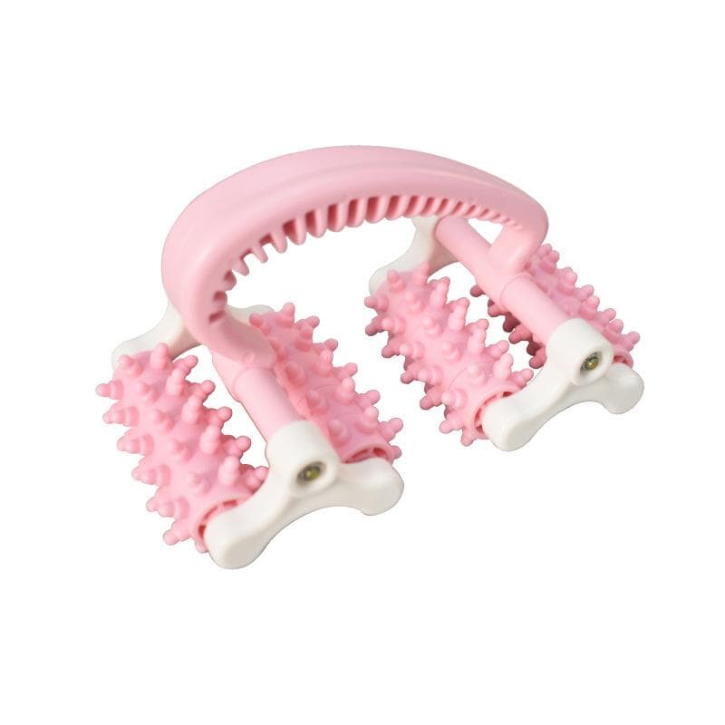 Muscle Massage Roller Increaser Fascia and Anti Cellulite Roller Fat Blasting Myofascial Release Tool pink