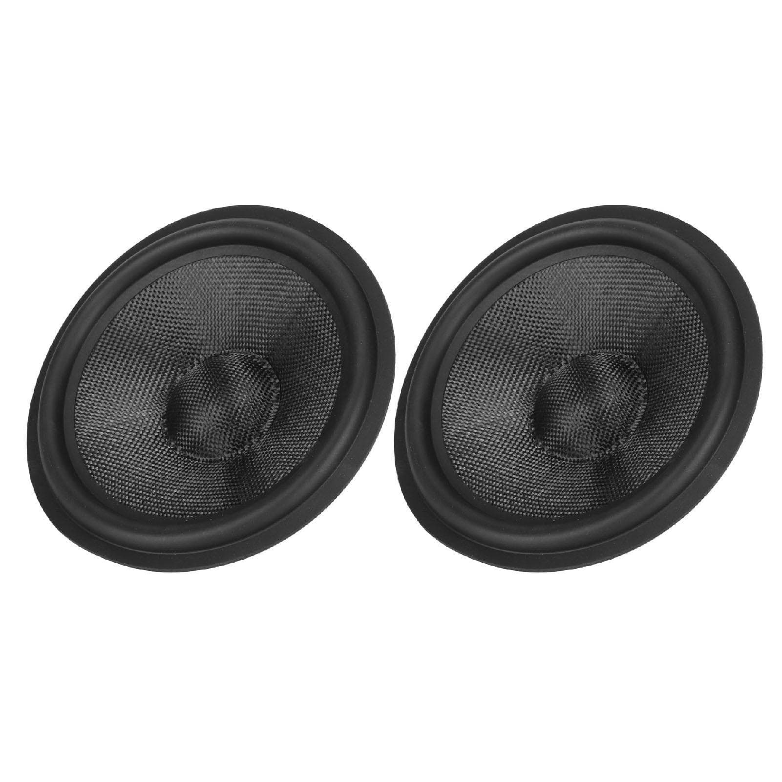 2Pcs Paper Speaker Cone Subwoofer Cones Drum Paper 1.4 Inch Inner Diameter with Rubber Surround for
