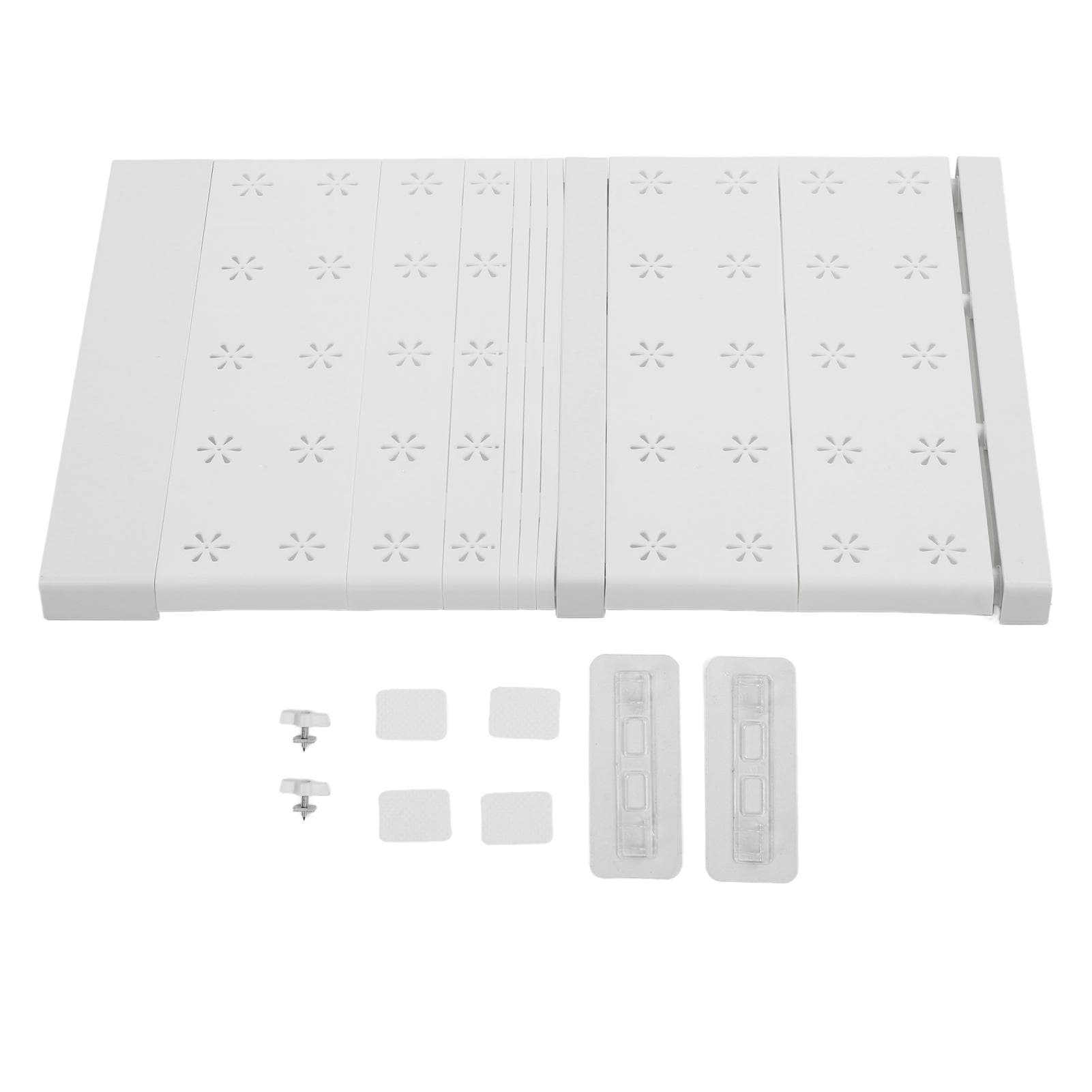 Expandable Closet Shelves Adjustable Length Space Saving Retractable Divider Shelf Storage Rack for 41?52cm/16.5?20.5in Length
