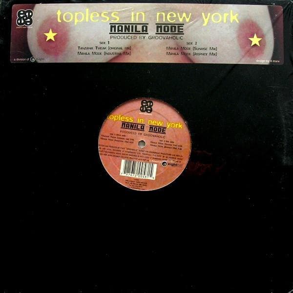 12inch Record TOPLESS IN NEW YORK - Manila Mode ES058 Empire State Re 1998 US Dance & Electronica Used