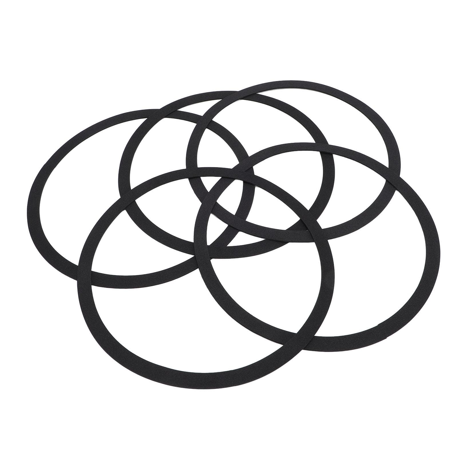 5pcs Speaker Sealing Ring Anti Vibration EVA Speaker Sealing Gasket Anti Slip Noise Reduction Anti