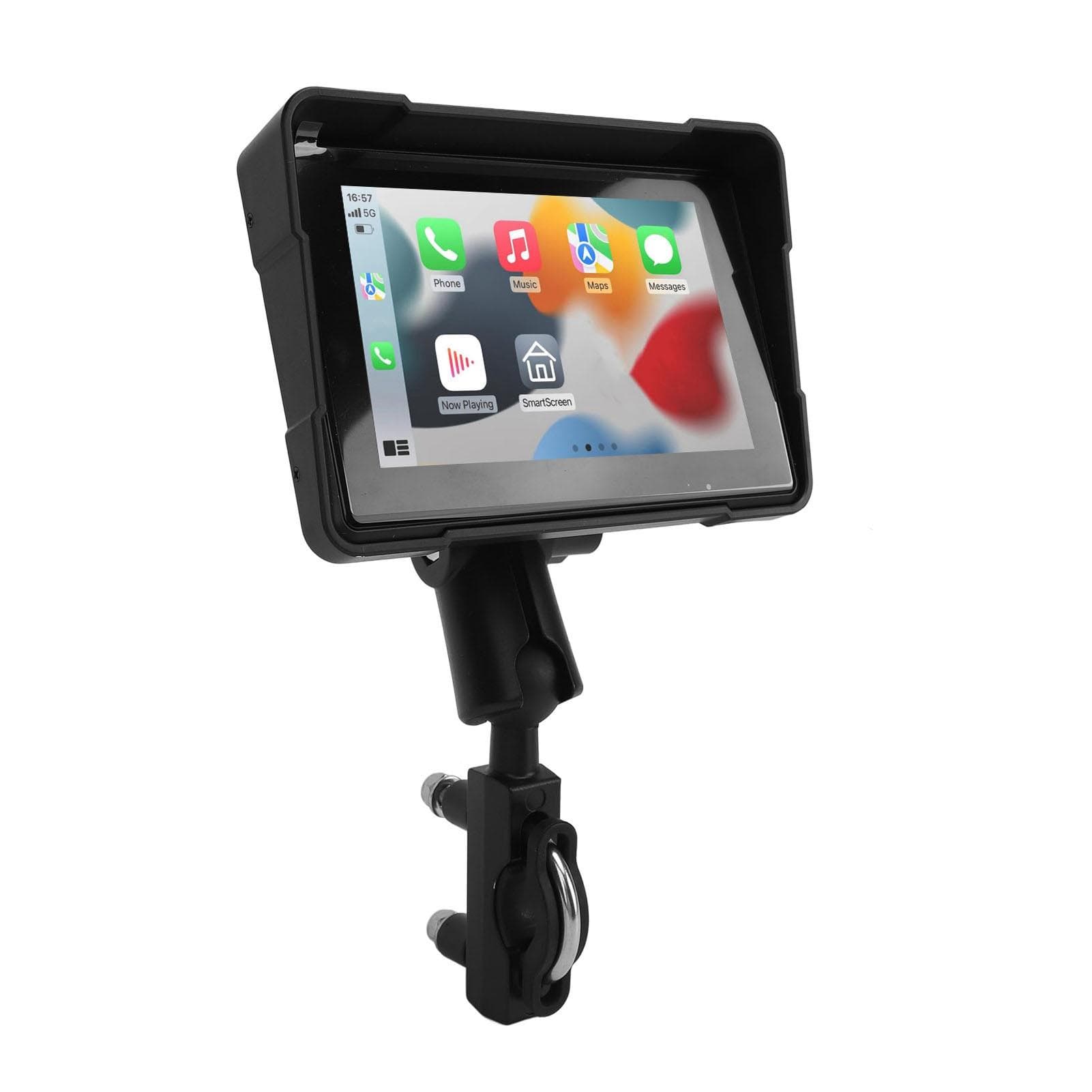 Motorcycle Navigator 5 Inch IPS Touch Screen Wireless Connection Carplay for Android Auto Portable