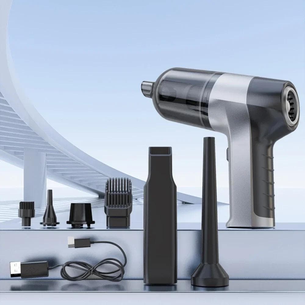 New 4 in 1 Car Household Vacuum Cleaner 250000pa Cordless Vacuum Cleaner Dust Collector Handheld Vacuum Pump Household Cordless Strong Suction Basic Version