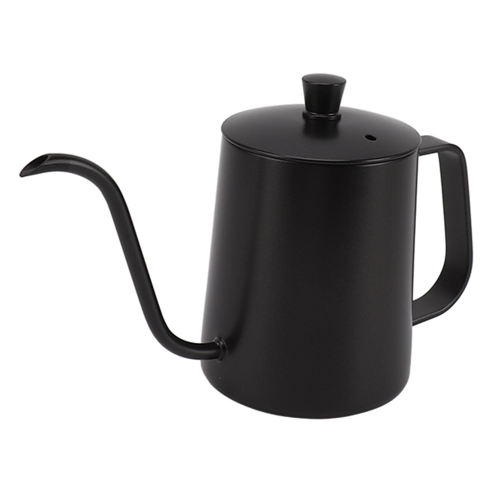 Small Pour Over Coffee Kettle Stainless Steel Precisely Control Coffee Gooseneck Spout Kettle for Black 350ML