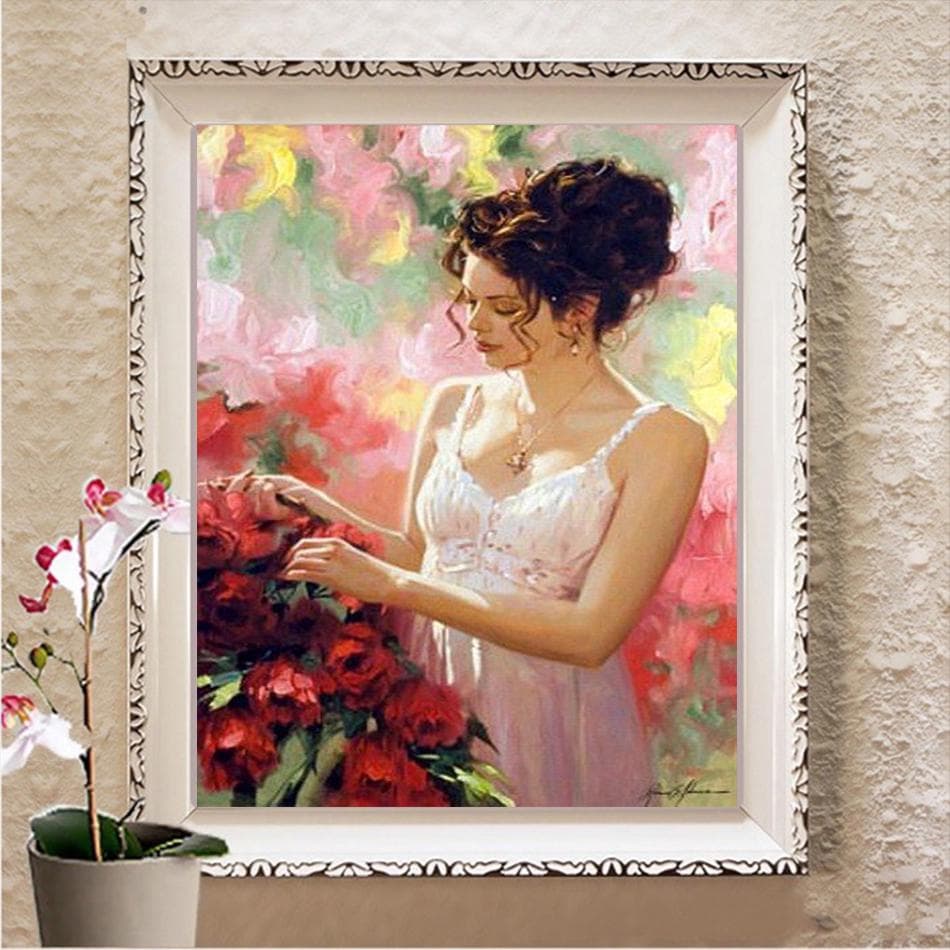 5D DIY Diamond Painting Full Square Landscape Set Cross Stitch Diamond Embroidery Mosaic Picture of Rhinestones Gift Full Square 20X30CM