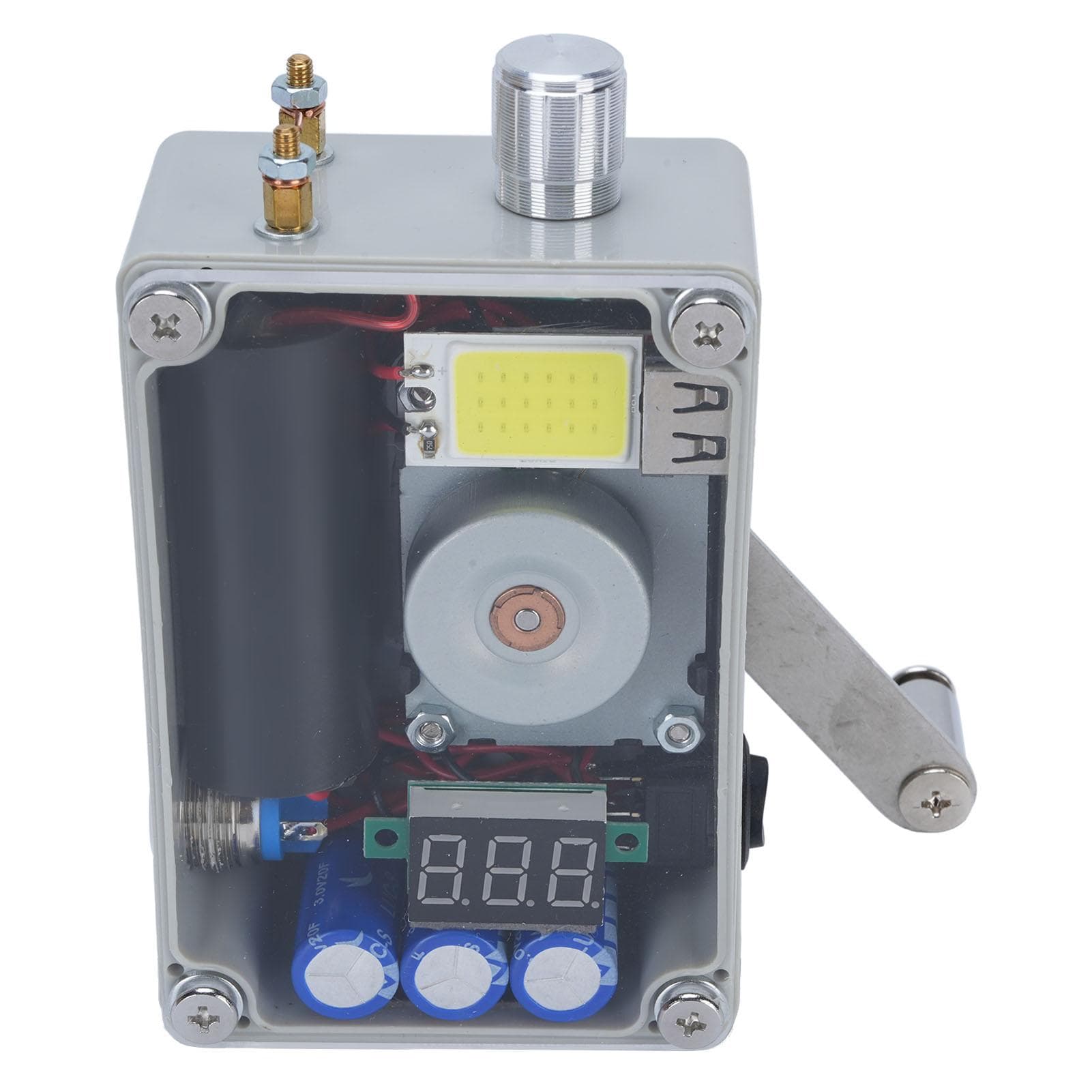 Hand Crank Generator Portable Emergency USB Charger with COB Light for Emergency Survival Power