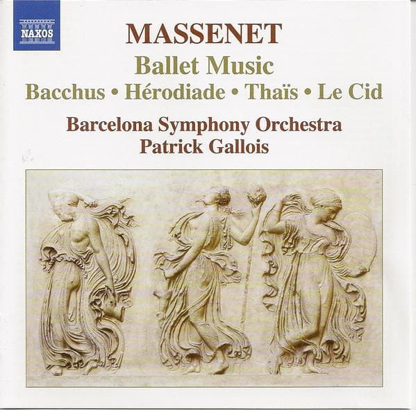 CD MASSENET, J. - Ballet Music 8573123 Naxos 2013 USA & Euro Classical Used