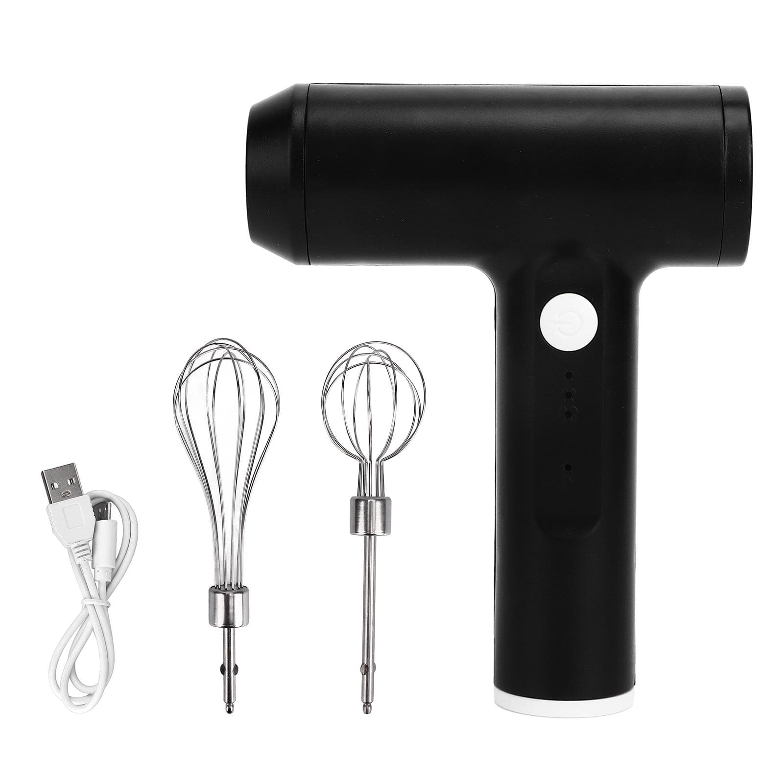 Electric Hand Mixer 2000mah Lithium Battery 4 Modes Curved Edges Wireless USB Charging 304 L