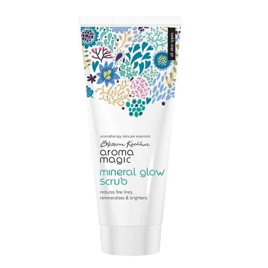 Aroma Magic Mineral Glow Scrub | Exfoliates, reduces fine lines, brightens & boosts hydration| With beeswax, vegetable glycerine - 100ml