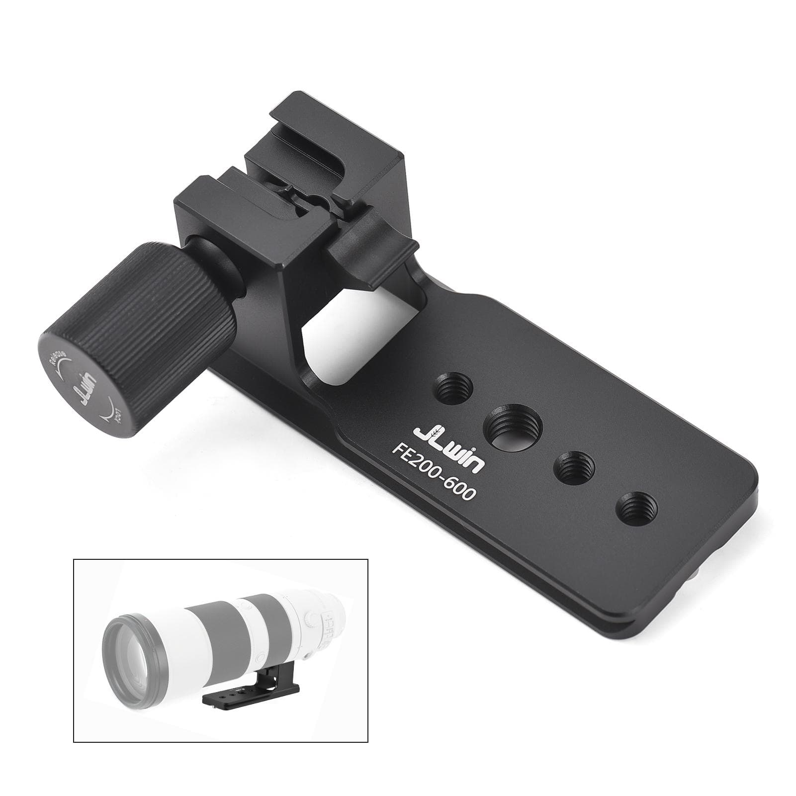 JLwin Camera Lens Tripod Mount Lens Collar Replacement Foot Tripod Holder Support Compatible with black