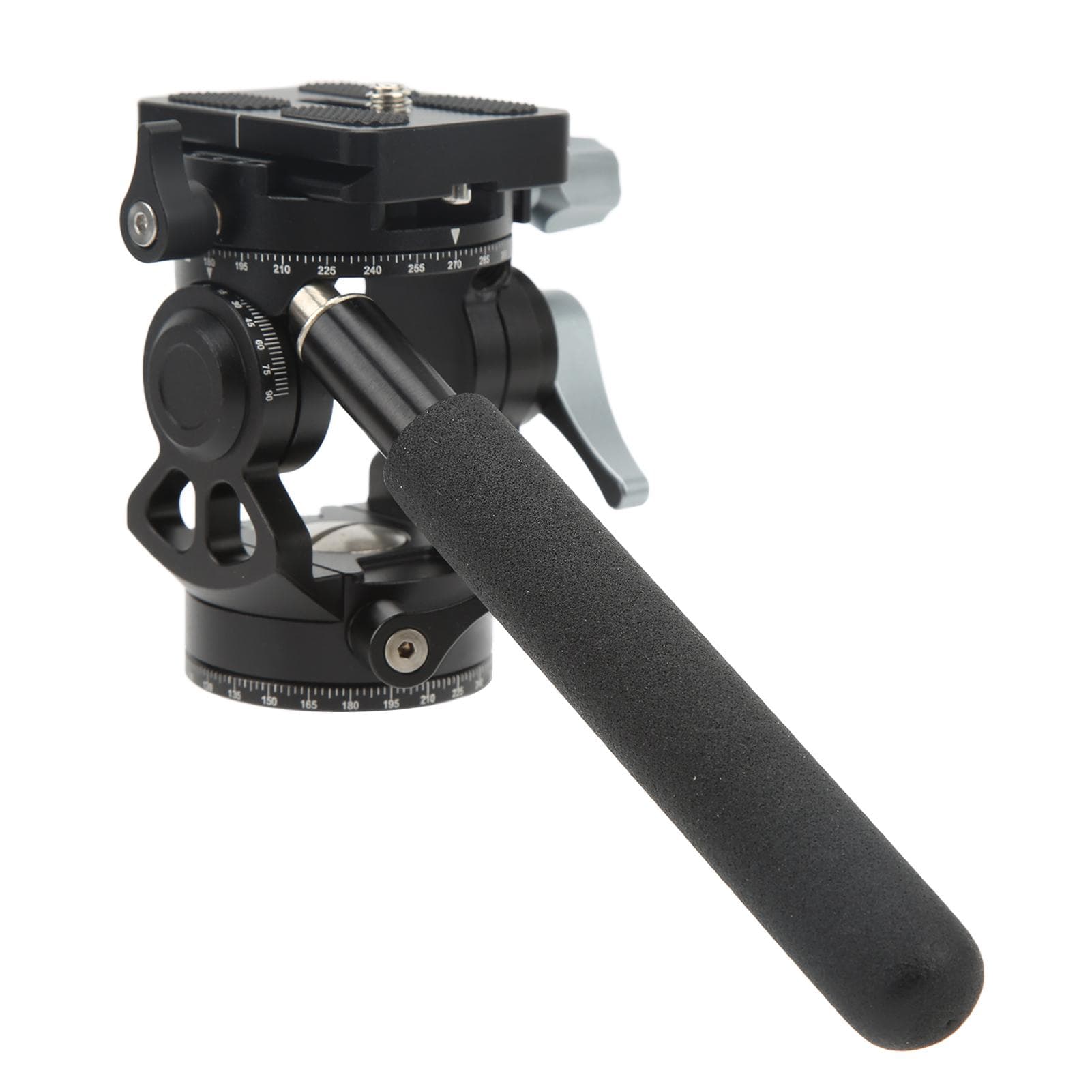 Video Tripod Head Aluminium Alloy Adjustable Portable Damping Stable Fluid Video Head with