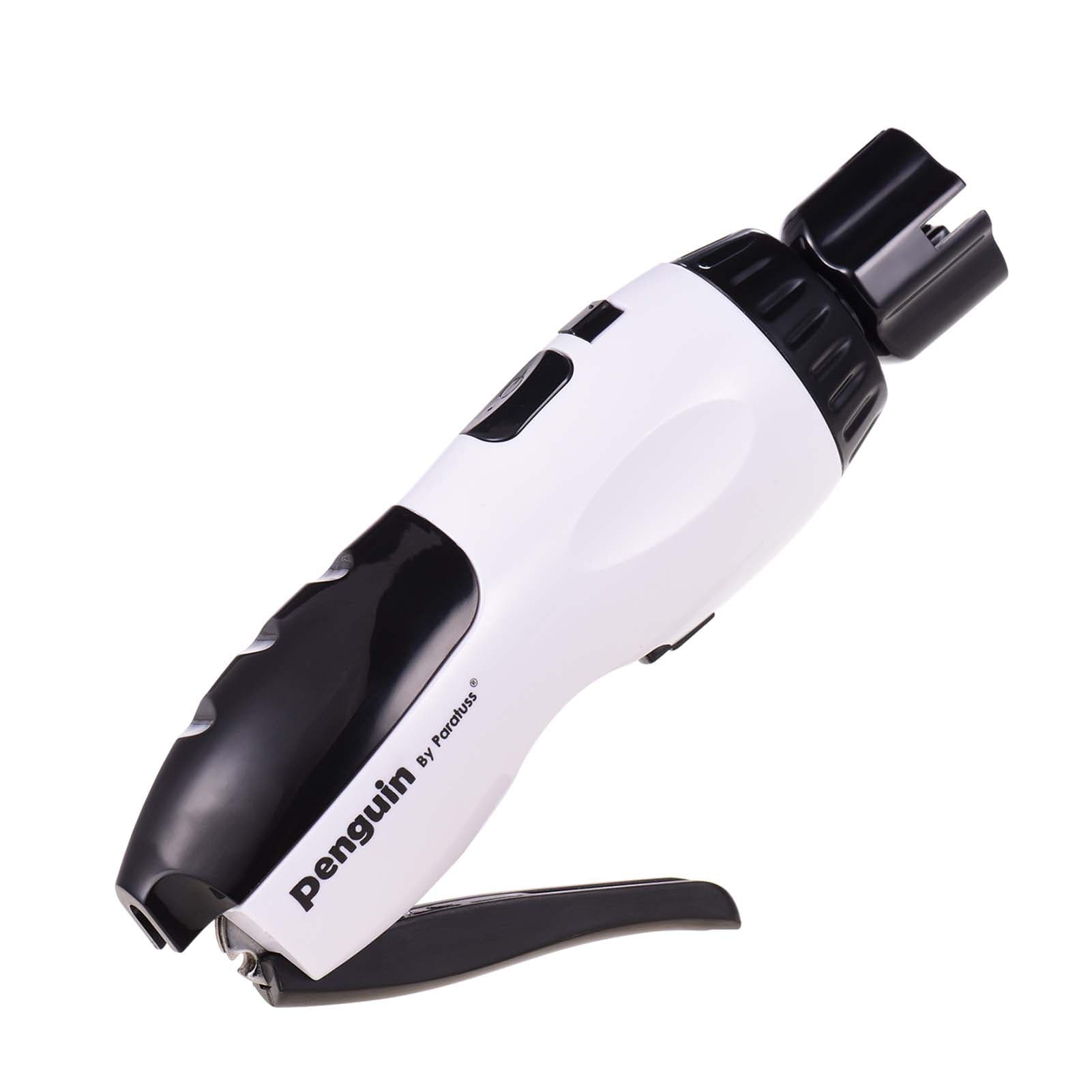 3-in-1 Multifunctional Restringing Tool Motorized String Winder Strings Cutter Bridge Pin Remover white