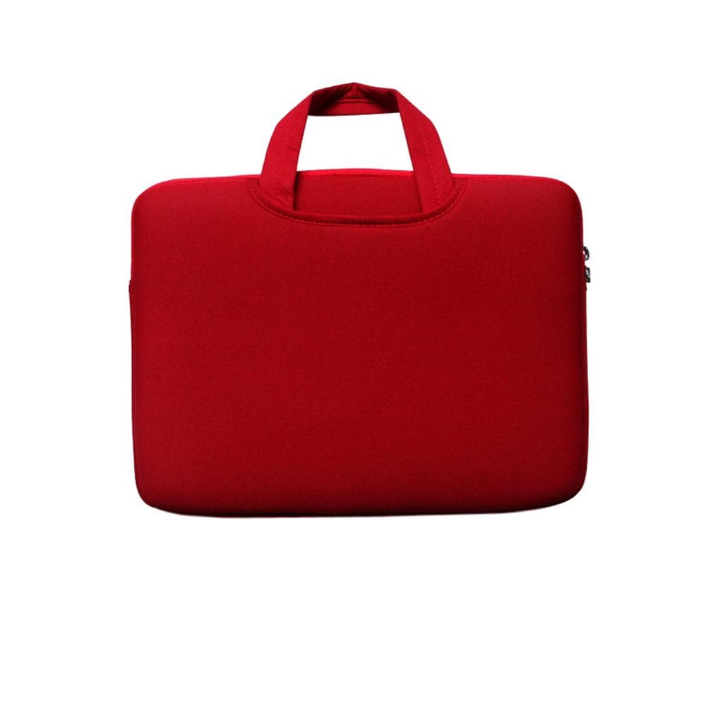 Soft Sleeve Bag Briefcase Handlebag Pouch Portable Laptop Bag Replacement for 14-inch 14 14 in red
