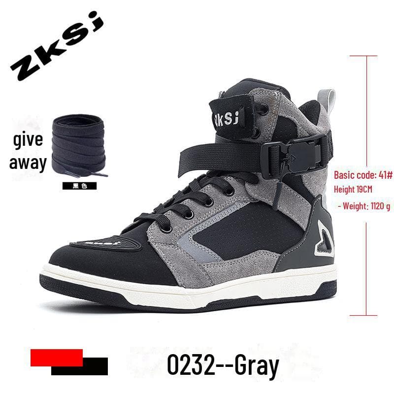 All-Season Breathable Motorcycle Riding Boots - Anti-Fall, Road Racing & Parkour Shoes 44