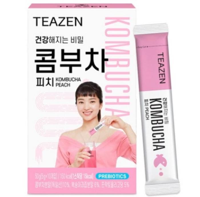 [Teazen] Teazen Kombucha Peach Flavor 10 sticks