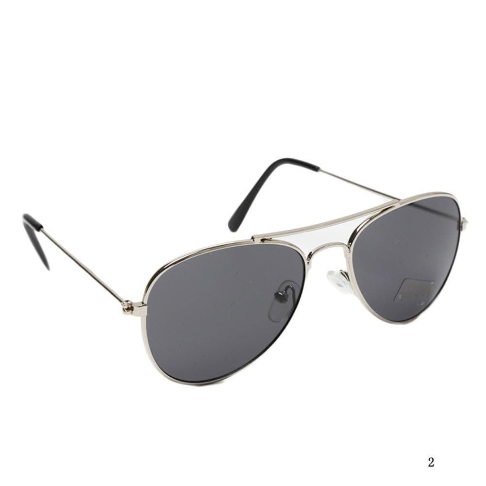 2019 Sunglasses baby kids boy girl Pilot sunglasses metal frame goggles glasses for kids children beige