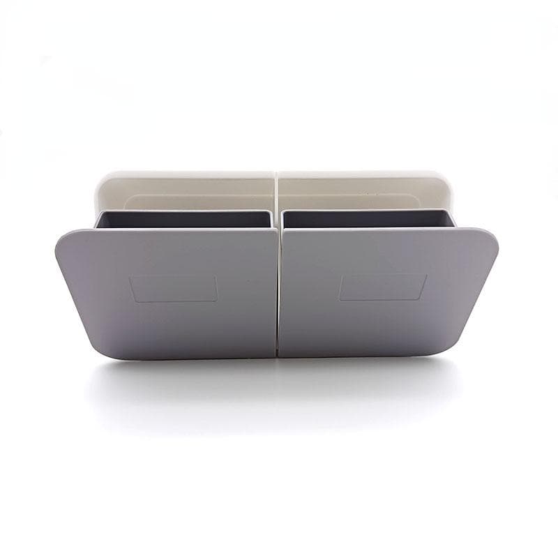 Bathroom Organizer Cotton Pads Storage Plastic Swab Holder Wall-mounted Tampon Container Cotton Swab Holder Cosmetic Organizer grey