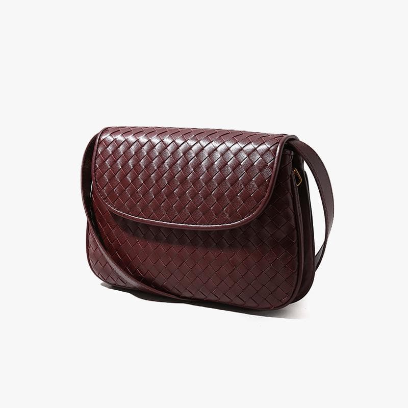 Autumn and Winter Bags for Women High-end Handmade Leather Braided Bags for Women Trendy Commuting Leather Bags for Women
