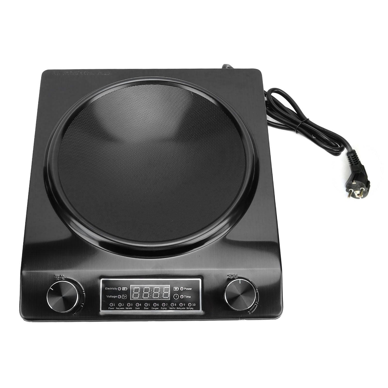 3500W Portable Induction Cooktop Aluminum ABS Countertop Induction Cooker Hot Plate with Smart