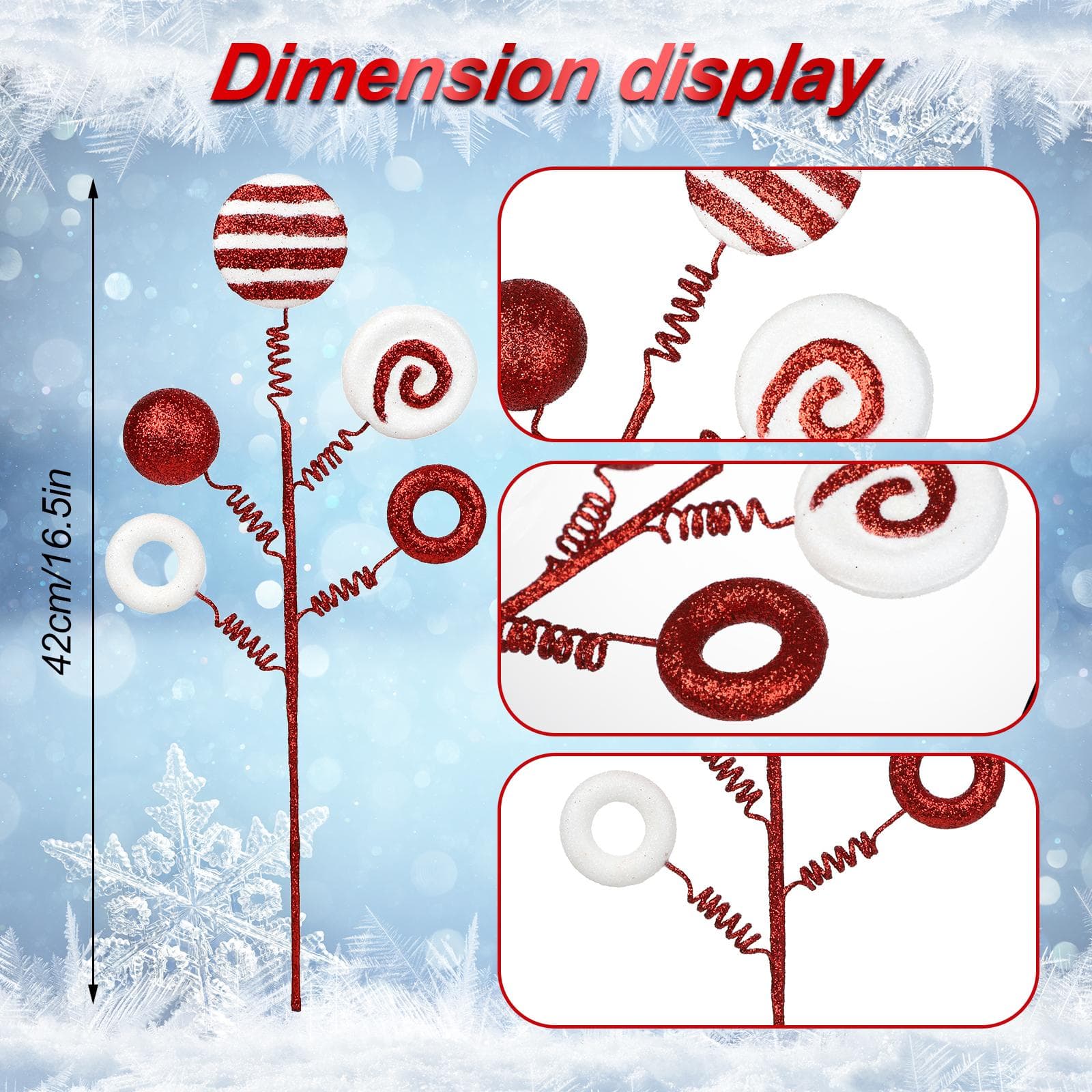 Simulation Candy Set DIY Foam Decoration For Christmas