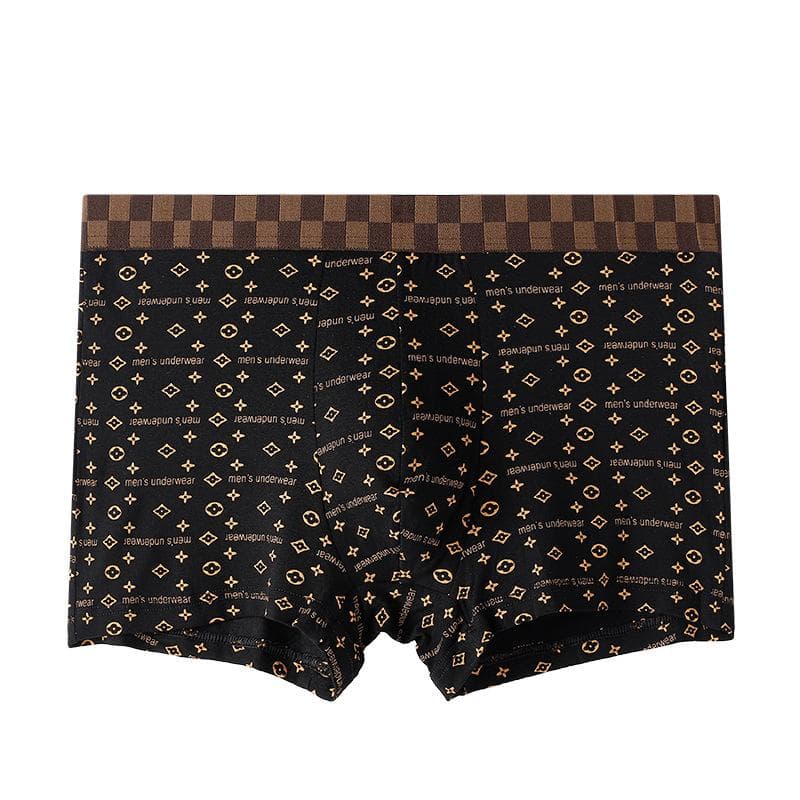 Large Size Men'S Panties Modal Boxers Mid-Rise Boys' Quad Pants Printed Men'S Shorts L