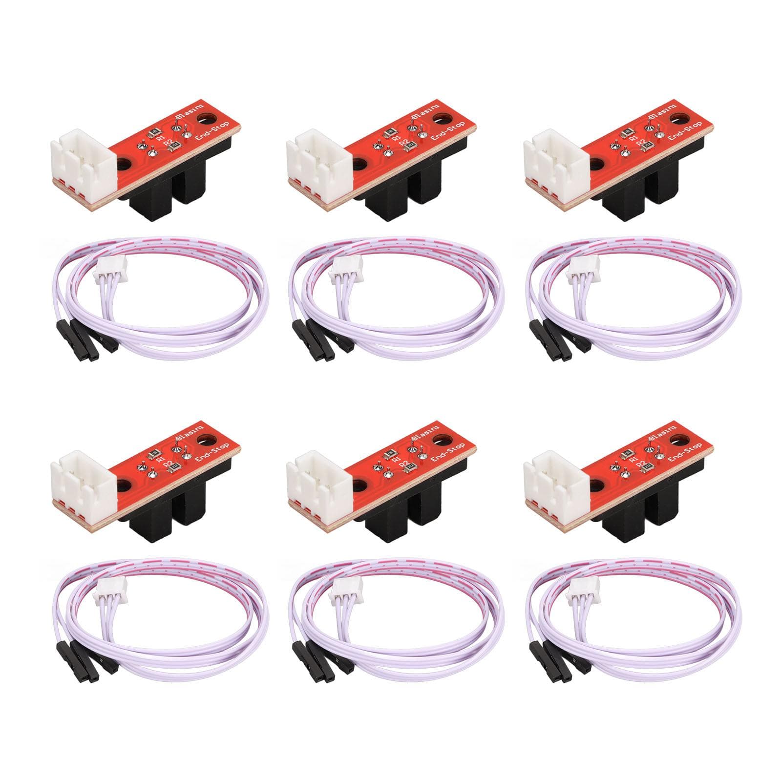6 Set Optical Endstop Sensitive Noise Free 3D Printer Mechanical Optical Limit Switch Endstop 5V