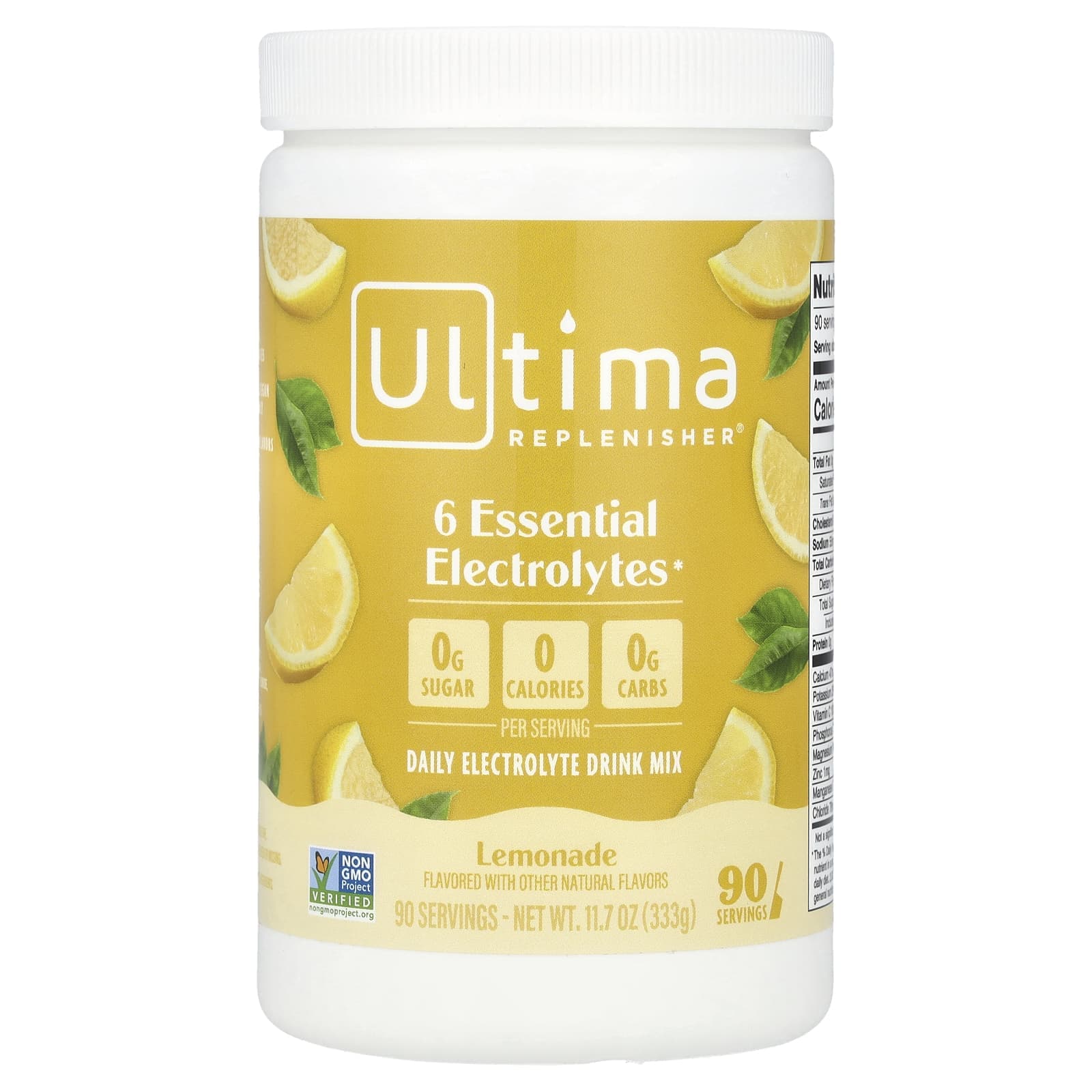 Ultima Replenisher, Daily Electrolyte Drink Mix, Lemonade Flavor, 11.7 oz (333 g)