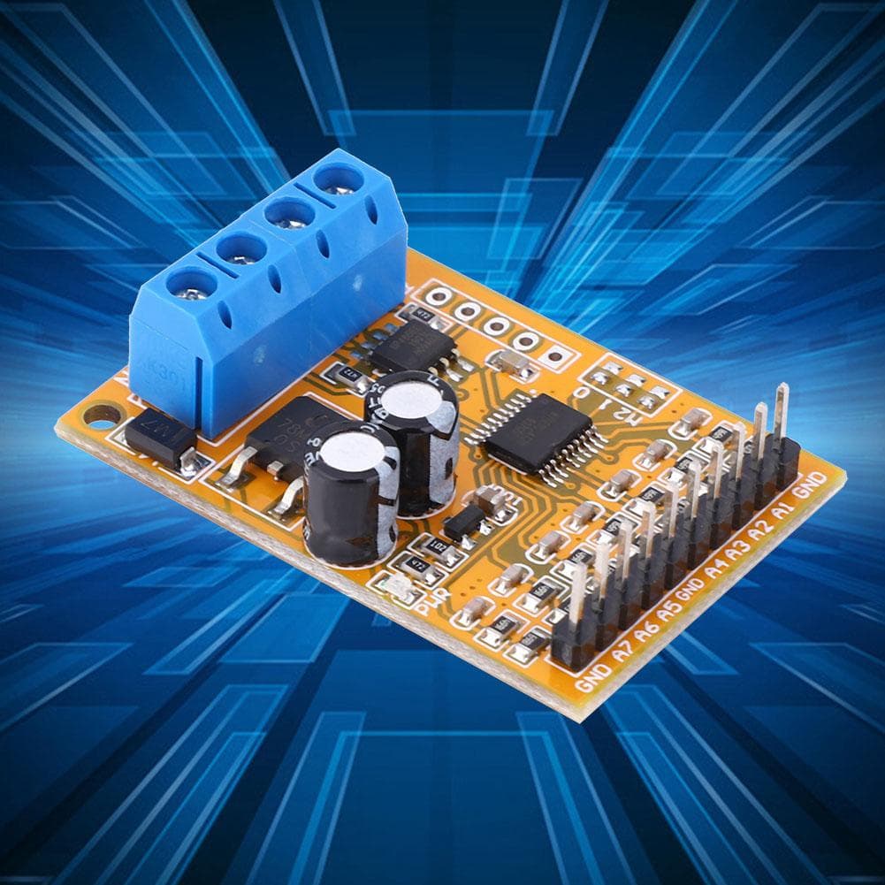 R4AVA07 7 Channel RS485 Voltage Analog Collector ADC Modbus RTU 03 06 Function Code