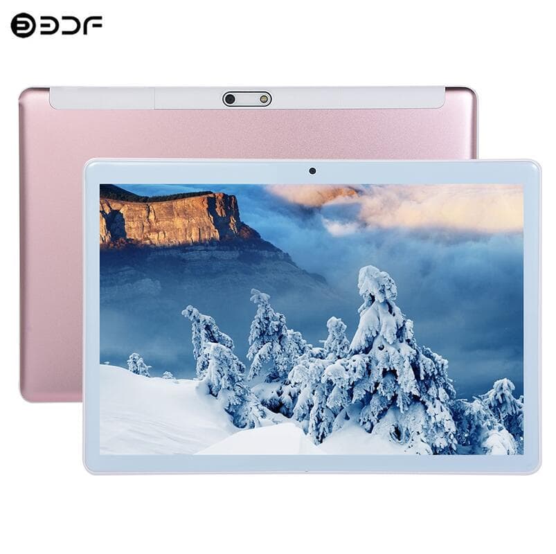 2024 BDF S10 Android11 4GB RAM 64GB ROM Tablet PC Computer US Plug-32GB TF rose gold
