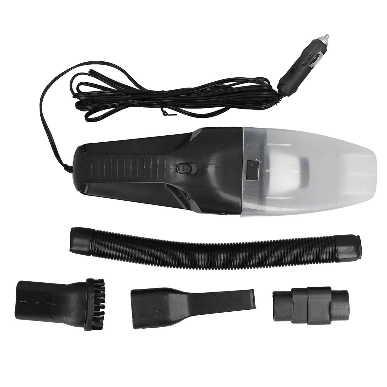 Car Vacuum Cleaner 120W Strong Suction Low Noise Wet Dry Use Portable Small Handheld Car Vacuum