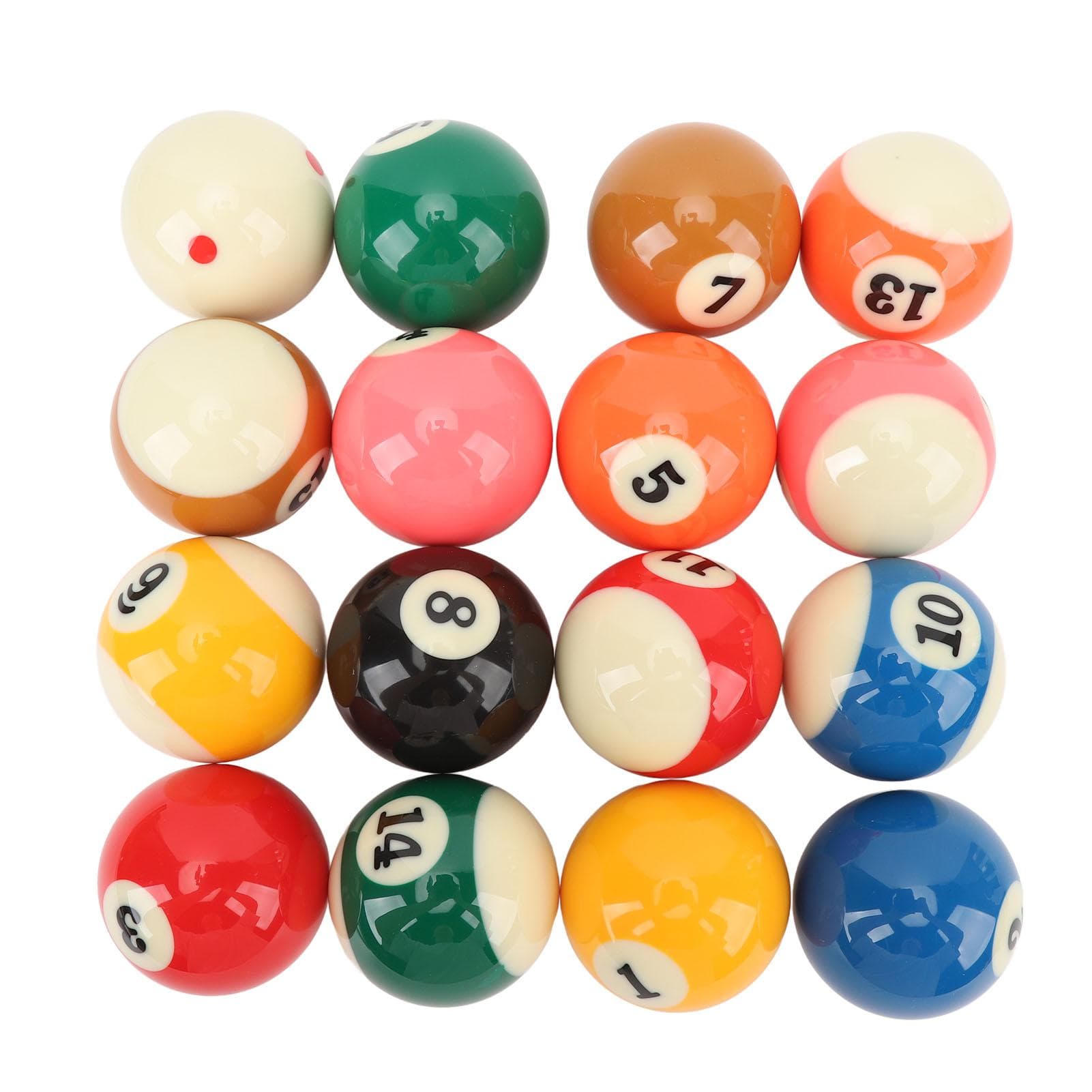 Billiard Balls Pool Balls Set 2.25in Regulation Size for American Style Pool Table Accessories 16