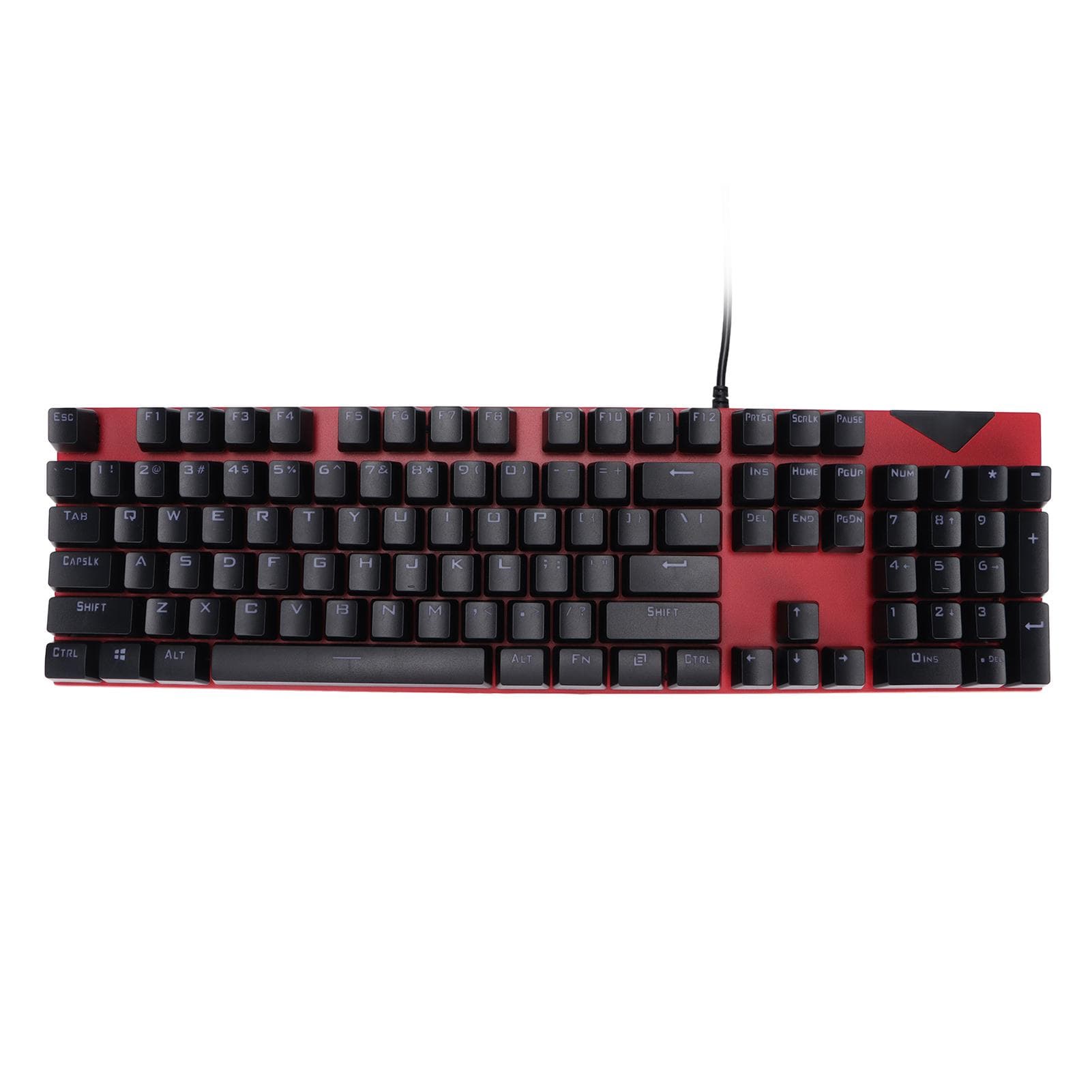 Mechanical Keyboard Hot Swap Red Switch Two Colors Injection USB Port 104 Keys PC Gaming Keyboards red