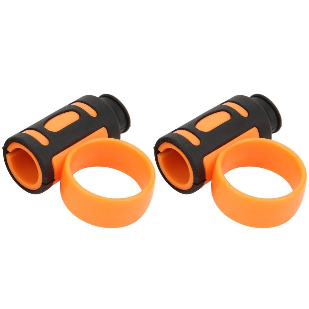 Drum Stick Control Clip Finger Controller Anti Slip Drummer Rotating Auxiliary Tool(Black Orange ) orange/black