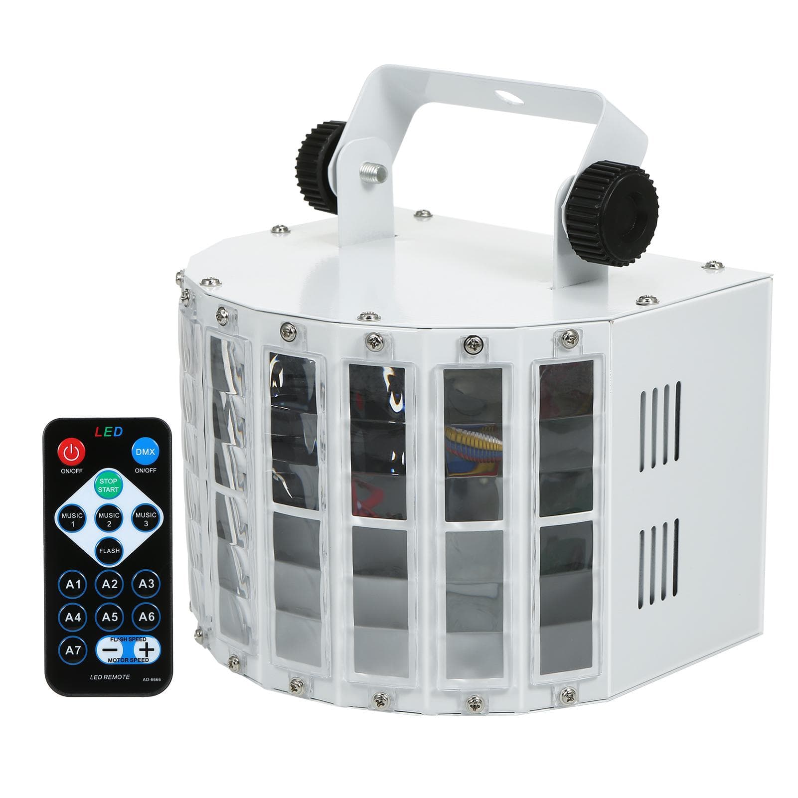 100240V 24W RGBW LEDs 7 Channel Dmx 512 Voiceactivated Voicecontrol Automatic Control LED EU Plug