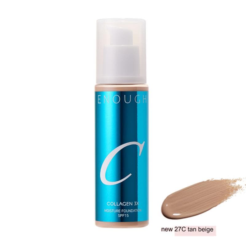 ENOUGH COLLAGEN 3X Moisture Foundation SPF 100mL (30 Options) #NO.27C x 1PCS